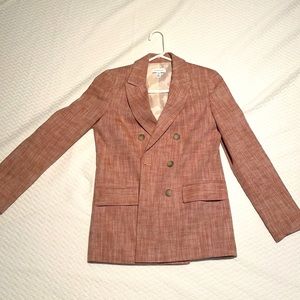 Salmon Button Blazer